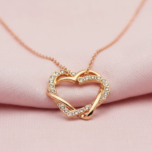 Eternal Romance Heart Pendant Necklace - Sweetheart Jewel