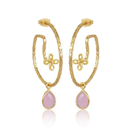 Golden Blossom Earrings - Sweetheart Jewel