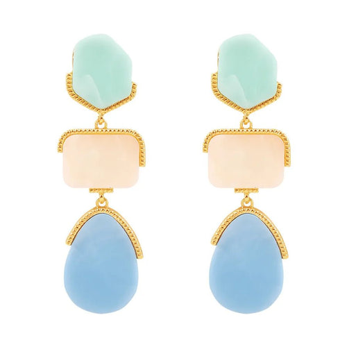 Honeyglow Statement Earrings - Sweetheart Jewel