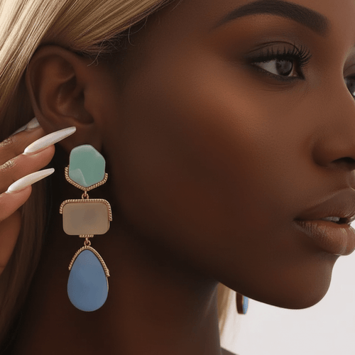 Honeyglow Statement Earrings - Sweetheart Jewel
