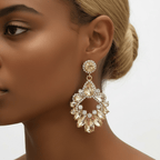 Luxurious Chandelier Drop Earrings - Sweetheart Jewel
