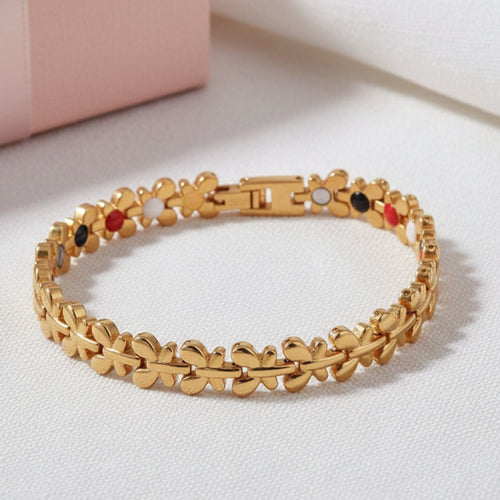 Magnetic Quantum Therapy Butterfly Chain Bracelet - Sweetheart Jewel
