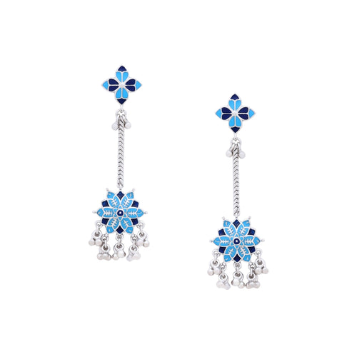 Mosaic Rose Garden Chandelier Earrings - Sweetheart Jewel