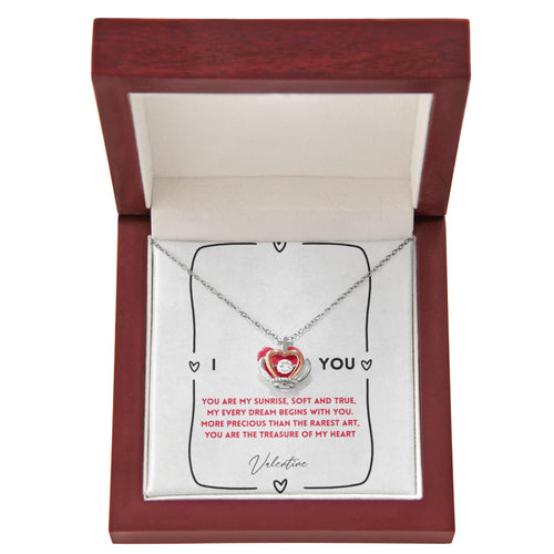 My Queen Forever Crown Necklace - Sweetheart Jewel