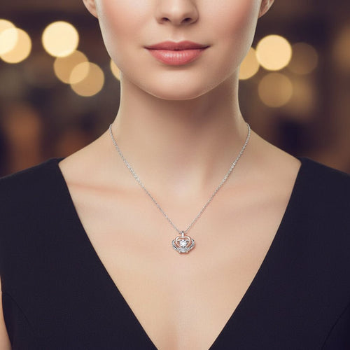 My Queen Forever Crown Necklace - Sweetheart Jewel