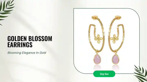 Golden Blossom Earrings