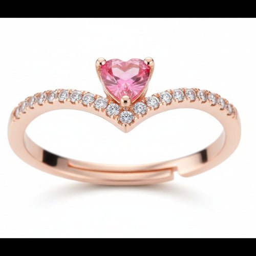 Red Heart Romantic Ring - Sweetheart Jewel