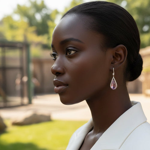 Shine Lady Water Droplets Drop Earrings - Sweetheart Jewel