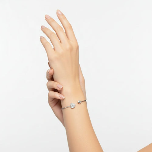 Sparkle Heart Radiance Bracelet - Sweetheart Jewel