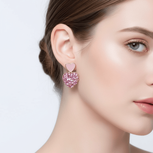 Sweet Heart Love Earrings - Sweetheart Jewel
