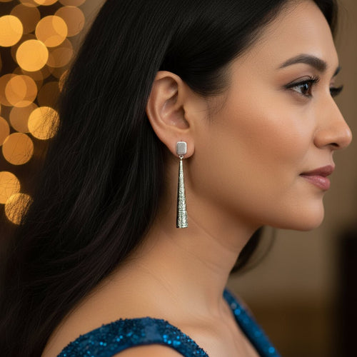 Twilight Grace Silver Earrings - Sweetheart Jewel