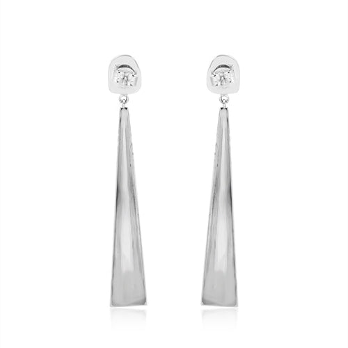 Twilight Grace Silver Earrings - Sweetheart Jewel